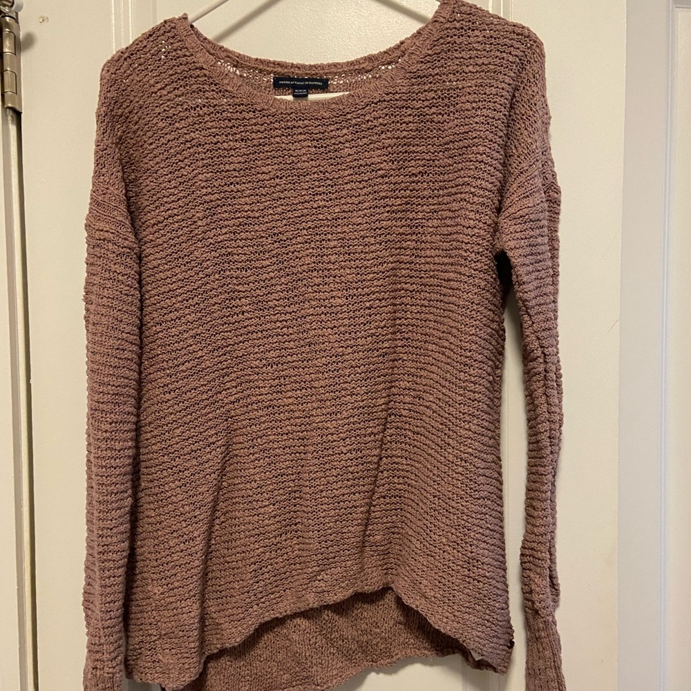 Mauve knit sweater